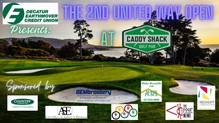 Earthmover Credit Union presents: The 2nd United Way Open at Caddy Shack Golf Pub